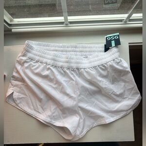 BRAND NEW WHITE ATHLETIC SHORTS